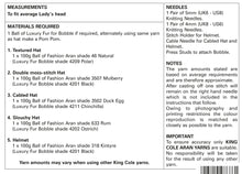 Load image into Gallery viewer, Knitting Pattern: Ladies Hats in Aran Yarn