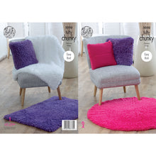 Load image into Gallery viewer, Knitting Pattern: Fluffy Cushions, Rugs and Blankets