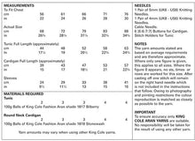 Load image into Gallery viewer, Knitting Pattern: Aran Tunic and Cardigan for 3-12 Years