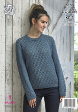 Load image into Gallery viewer, Knitting Pattern: Ladies Cardigan and Sweater in Merino DK Yarn