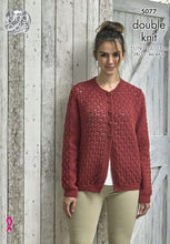 Load image into Gallery viewer, Knitting Pattern: Ladies Cardigan and Sweater in Merino DK Yarn
