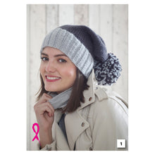 Load image into Gallery viewer, Knitting Pattern: Ladies Hats in Chunky Yarn