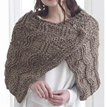 Load image into Gallery viewer, Knitting Pattern: Ladies Blanket, Wraps and Shawl in Super Chunky Yarn