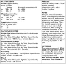 Load image into Gallery viewer, Knitting Pattern: Ladies Blanket, Wraps and Shawl in Super Chunky Yarn