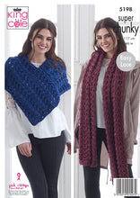 Load image into Gallery viewer, Knitting Pattern: Ladies Winter Accessories in Super Chunky Yarn