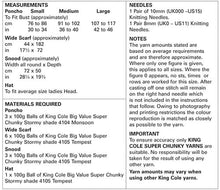Load image into Gallery viewer, Knitting Pattern: Ladies Winter Accessories in Super Chunky Yarn