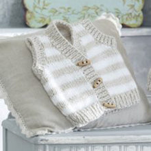Load image into Gallery viewer, Knitting Pattern: Baby Cardigans and Baby Waistcoats for 0-2 Years