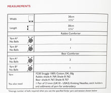 Load image into Gallery viewer, SALE: Knitting Pattern: Baby Comforter Blanket