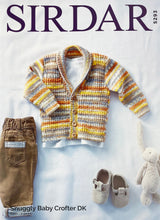 Load image into Gallery viewer, SALE: Knitting Pattern: Baby Cardigan for 0-2 Years