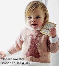 Load image into Gallery viewer, SALE: Knitting Pattern: Baby Bunny Sweater for 0-2 Years