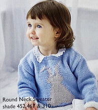 Load image into Gallery viewer, SALE: Knitting Pattern: Baby Bunny Sweater for 0-2 Years