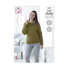 Load image into Gallery viewer, Knitting Pattern: Super Chunky Sweater and Cardigan
