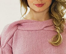 Load image into Gallery viewer, Knitting Pattern: Sweater with Cable Detail in Merino DK Yarn