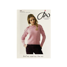 Load image into Gallery viewer, Knitting Pattern: Sweater with Cable Detail in Merino DK Yarn