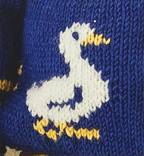 Load image into Gallery viewer, Knitting Pattern: Duck Cardigan and Blanket for Babies 0-2 Years