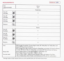 Load image into Gallery viewer, SALE: Knitting Pattern: Sirdar Bunny and Bear