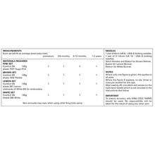 Load image into Gallery viewer, Knitting Pattern: Baby Hat and Bootee Sets for Premature to 2 Years