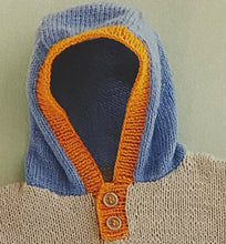 Load image into Gallery viewer, SALE: Knitting Pattern: Hoodie for 0-2 Year Olds in DK Yarn