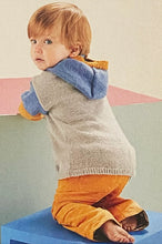 Load image into Gallery viewer, SALE: Knitting Pattern: Hoodie for 0-2 Year Olds in DK Yarn