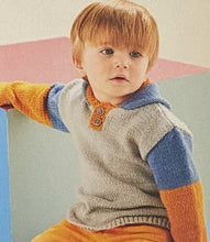 Load image into Gallery viewer, SALE: Knitting Pattern: Hoodie for 0-2 Year Olds in DK Yarn