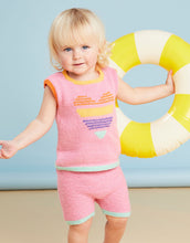 Load image into Gallery viewer, NEW Knitting Pattern: Shorts and Vest in DK Yarn for Babies 0-24 Months