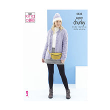 Load image into Gallery viewer, Knitting Pattern: Ladies Cardigans and Hats in Super Chunky Yarn