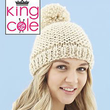 Load image into Gallery viewer, Knitting Pattern: Ladies Hats and Scarf in Super Chunky Yarn