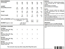 Load image into Gallery viewer, Knitting Pattern: Baby Cardigan, Hat, Bootees, Blanket for Preemie to 2 Years