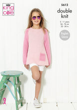 Load image into Gallery viewer, SALE: Knitting Pattern: Summer Sweater and Cardigan for 2-11 Years