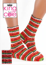 Load image into Gallery viewer, Knitting Pattern: Socks for Adults and Kids in 4 Ply Yarn