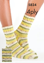 Load image into Gallery viewer, Knitting Pattern: Socks for Adults and Kids in 4 Ply Yarn