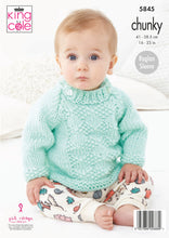 Load image into Gallery viewer, Knitting Pattern: Baby Jacket, Sweater, Hat and Blanket in Chunky Yarn
