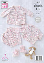 Load image into Gallery viewer, Knitting Pattern: Baby Matinee Coat, Cardigans and Bootees for Premature to 12 months