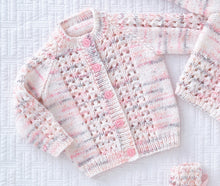 Load image into Gallery viewer, Knitting Pattern: Baby Matinee Coat, Cardigans and Bootees for Premature to 12 months