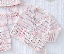 Load image into Gallery viewer, Knitting Pattern: Baby Matinee Coat, Cardigans and Bootees for Premature to 12 months