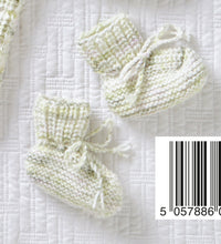 Load image into Gallery viewer, Knitting Pattern: Baby Cardigan, Waistcoat, Sweater, Tank Top and Bootees for Premature to 24 Months
