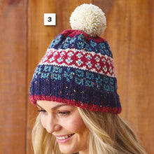 Load image into Gallery viewer, Knitting Pattern: Aran Sweater and Hats for Women