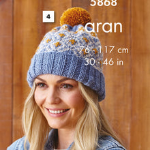 Load image into Gallery viewer, Knitting Pattern: Aran Sweater and Hats for Women