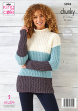 Load image into Gallery viewer, Knitting Pattern: Ladies Cardigan and Sweater in Chunky Yarn