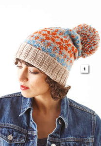 Knitting Pattern: Hats, Scarf and Wristwarmer in DK Yarn