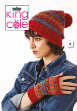 Load image into Gallery viewer, Knitting Pattern: Hats, Scarf and Wristwarmer in DK Yarn