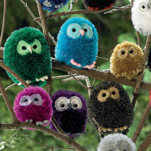 Load image into Gallery viewer, Knitting Pattern: Owls in Tinsel Chunky Yarn