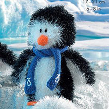 Load image into Gallery viewer, Knitting Pattern: Penguin Family in Tinsel Chunky Yarn