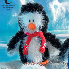 Load image into Gallery viewer, Knitting Pattern: Penguin Family in Tinsel Chunky Yarn