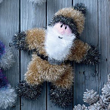 Load image into Gallery viewer, Knitting Pattern: Santas in Tinsel Chunky Yarn