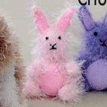 Load image into Gallery viewer, Knitting Pattern: Rabbits in Tinsel Chunky Yarn