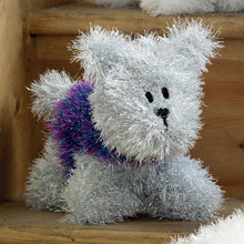 Load image into Gallery viewer, SALE: Knitting Pattern: Dogs in Tinsel Chunky Yarn
