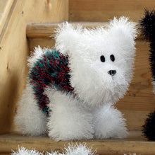 Load image into Gallery viewer, SALE: Knitting Pattern: Dogs in Tinsel Chunky Yarn