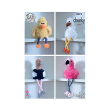 Load image into Gallery viewer, Crochet Pattern: Bird Toilet Roll Covers