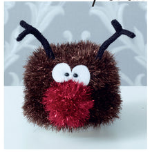 Load image into Gallery viewer, Knitting Pattern: Christmas Toilet Roll Covers in Tinsel Chunky Yarn